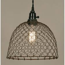 Chicken Wire Dome Pendant Lamp Etsy In 2021 Wire Pendant Light Dome Pendant Lighting Swag Lamp