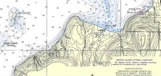 My Wisconsin Space Nautical Chart For Apostle Islands Sea