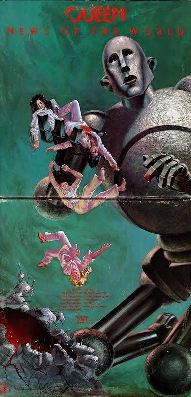 Fun fact: If anyone didn't know this illustration from a sci-fi magazine is  the prototype for "News of the world" cover : r/queen
