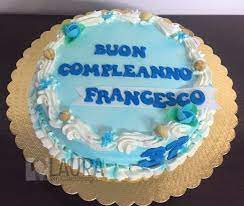Torta Classica Nei Toni Del Blu Per Il 37 Compleanno Di Francesco Torte Di Compleanno Torte Buon Compleanno