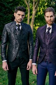 Trova una vasta selezione di abito da sposo uomo a prezzi vantaggiosi su ebay. Abito Da Sposo Damascato Nero Collezione Uomo 2021sposatelier