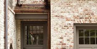 When a limewash is originally distressed, any further aging by the. Anything But Ordinary Lime Wash Brick Red Brick Exteriors Lime Washed Brick
