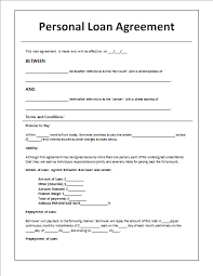 If you're going to give a friendly loan, the very first thing you should consider for your legal protection is to get a loan agreement (a contract). 45 Loan Agreement Templates Samples Write A Perfect Agreement