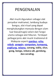 Angklung juga telah diakui sebagai warisan indonesia oleh unesco. Sivik Dan Kewarganegaraan Alat Muzik