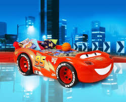 Disney cars kinderbett cars 70 x 140 cm. Cooles Autobett Mcqueen Disney Cars Mit Matratze Moebel Lux De