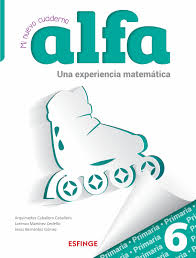 Libros de matematicas para primer grado de secundaria en mexico. Mi Nuevo Cuaderno Alfa 6