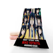 Mieruko-chan Anime Towels Microfiber Bath Towels Travel,beach,face Towel  Custom Creative Towel Size 35x75cm,70x140cm - Towel/towel Set - AliExpress