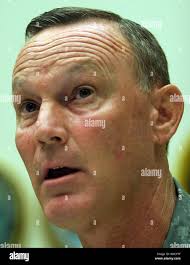 Brigadier General Jay Hood, Commander of the Joint Task Force at  Guantanamo, answers questions from the House Armed Services Committee  hearing