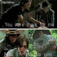Carl And Maggie Season 3 Season 7 Walking Dead Funny Walking Dead Show The Walking Dead