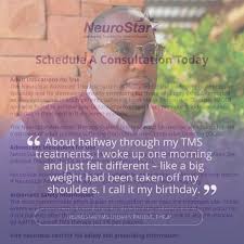 Meet Phillip, NeuroStar TMS Therapy Patient: He took proactive steps to  address his depression with NeuroStar TMS Treatment. By the midpoint of his  sessions, he began noticing a significant ...