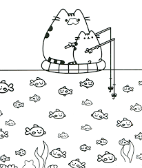 Pusheen is a cartoon cat who is the subject of comic strips and sticker sets on facebook. 20 Free Pusheen Coloring Pages To Print