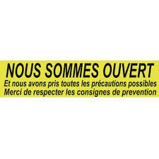 Trouvez des images de stock de magasin ouvert et vase noir placé en hd et des millions d'autres photos, illustrations et images vectorielles de stock libres de droits dans la collection shutterstock. Autocollant Nous Sommes Ouvert Covid 19
