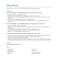 motor vehicle operator resume examples