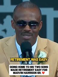 Marvin Harison Retiring Speech