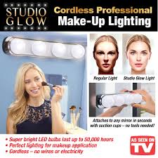 Studio Glow Cordless Vanity Make Up Lighting Collections Etc