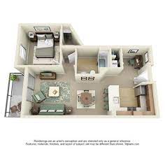 Studio 1 2 And 3 Bedroom Apartments In Los Angeles Apartment Layout Small House Design Plans Apartment Floor Plans