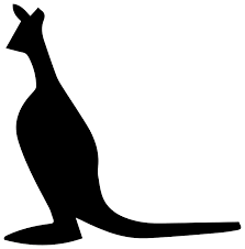 Download Kangaroo Silhouette 1b Lak 14 C Animal Wisedecor Wall Lettering