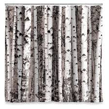 Birch Tree Shower Curtain Pdp Main Image With Images Tree Shower Curtains Stylish Shower Curtain