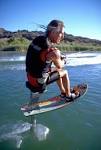 Evan Piper Water Skiing on Adaptive Sit-Ski- -