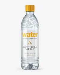 Pet Water Bottle Mockup In Bottle Mockups On Yellow Images Object Mockups Water Bottle Label Design Bottle Mockup Pet Water Bottle
