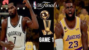 Follow live brooklyn at la lakers coverage at yahoo! Nets Vs Lakers Game 1 Nba Finals 2021 Nba 2k21 Youtube
