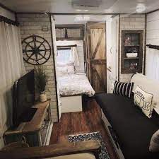 Maybe you would like to learn more about one of these? Rustic Camper Decor Transformed Into A Cozy Place 12 Decorhit Com Camper Trailer Remodel Camper Decor Remodeled Campers