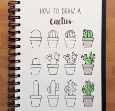 This will be an easy tutorial, especially we will use basic shapes, the line segment tool and a warp effect to create a cute cartoon character. How To Draw A Cactus On We Heart It