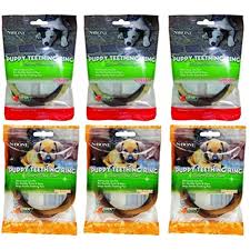 This delectable dental treat is made to be completely edible to provide a safe chewing experience for your growing puppy. N Bone Natural Puppy Teething Rings With Dha And Calcium 2 Flavor 6 Ring Bundle 3 Chicken Flavor Teething Rings And Dog Snacks Puppy Teething Natural Puppy