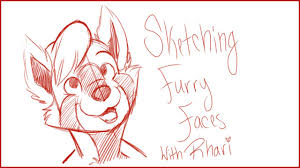 Start fur lines with a thin marker. Tutorial Tuesday Sketching Furry Faces Youtube