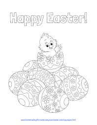 You can print or color them online at getdrawings.com for absolutely free. Cute Easy Bunny Cute Easy Easter Coloring Pages All Round Hobby