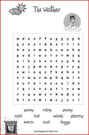 Ingles Para Ninos Fichas The Weather Hojas De Ejercicios Para Ninos El Clima En Ingles Actividades De Ingles