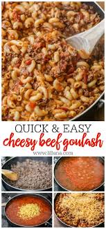 Easy Cheesy Beef Goulash Recipe Video Lil Luna Recipe Easy Goulash Recipes Goulash Recipes Ground Beef Recipes For Dinner