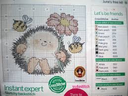 Margaret Sherry Cross Stitch Charts Hedgehog Cross Stitch