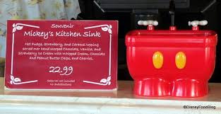 new! mickey kitchen sink sundae (aka