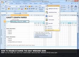 Manual Gantt Charting With Excel Gantt Microsoft Excel Gantt Chart
