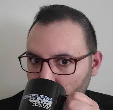 Today's #pridemonth2021 feature is Carlos Cabrera(he/him) "Hi! I am Carlos  Cabrera and the founder of Something Clever Games, and I identify as  bi/pansexual. I freelance in game design and voice acting, and