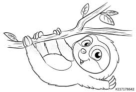 Faultier Malvorlage Coloring And Malvorlagan