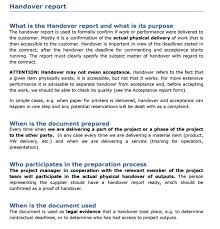 It is reproduced with the kind permission of hse. 11 Free Handover Report Templates Word Excel Pdf Formats