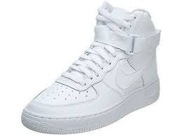 Nike Air Force 1 High Gs Big Kids 653998 100 White Shoes Sneakers Youth Size 7 White Shoes Sneakers Girls Boots Boys Basketball Shoes