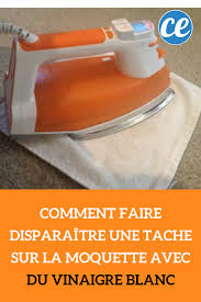 Comment Faire Disparaitre Une Tache Sur La Moquette Avec Du Vinaigre Blanc Moquette Nettoyer Vitres Tache