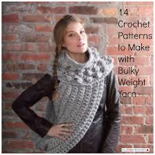 The bulky yarn makes this shawl cozy and quick to knit, while the easy eyelet 6 row repeat gives it. 14 Crochet Patterns To Make With Bulky Weight Yarn Stitch And Unwind