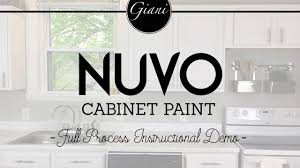 nuvo cabinet paint instructional how to video