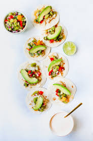I had some kiwis to get rid of and didn't know how to best use them. White Fish Tacos With Kiwi Salsa Chipotle Lime Crema