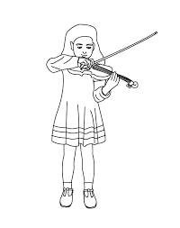 The two romanian rhapsodies were composed in paris, and premiered together in a concert at the romanian athenaeum in bucharest which also included the world premiere of enescu's first suite for orchestra, op. Coloring Pages Playing The Violin