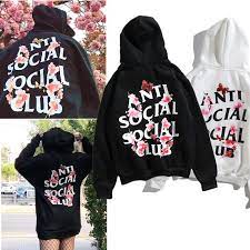 Find antisocial social club from a vast selection of activewear. Men Women Anti Social Social Club Hoodie Unisex Sweatshirts Fashion Flower Print Shopee Malaysia