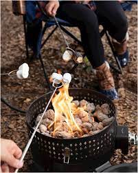 Fire Sense Sporty Campfire Portable Gas Fire Pit Mocha 62133 Best Buy Gas Firepit Fire Pit Backyard Cool Fire Pits