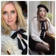 ALICE + OLIVIA Kitty Puff Sleeve Cardigan