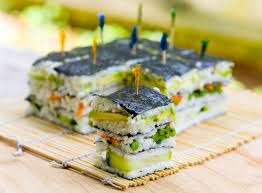 Delicious Or Delirious Sushi Cakes Fusion Food Food Recipes