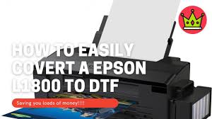 How to convert epson l1800 printer for dtf printing. How To Convert A Epson L1800 To Dtf Printing Beginners Quick Guide Youtube