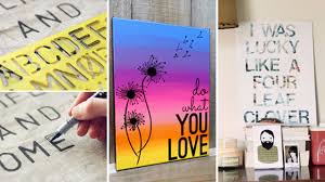 Let's take a peek, shall. 16 Creative Diy Canvas Paintings You Can Easily Add To Your Decor
